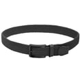 thumbnail image 4 of Falari Black Buckle Men Canvas Elastic Fabric Woven Stretch Braided Belt Dark Grey S, 4 of 5
