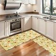 thumbnail image 3 of Kitchen Rugs Sets Of 2,Yellow Chicken White Hen Pattern Anti Fatigue Kitchen Mat Rugs Non Slip Washable,Decorative Kitchen Floor Mats for Kitchen,Sink,Laundry,17"X47", 3 of 5