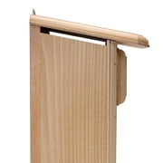 Eastern Bluebird House - Handcrafted in Maine from 1 Pine | Predator Guard Nest Box with Ventilation & Drainage | Easy Clean Side Panel | Insulated Wooden Birdhouse for Backyard Birding, USA Made