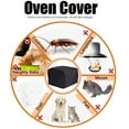 thumbnail image 5 of Microwave Dust Cover - Microwave Oven Accessory - Home Decor - Oil Resistant Towel (Gray Lattice), 5 of 5