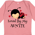 thumbnail image 4 of Inktastic Loved by My Auntie Ladybug Boys or Girls Long Sleeve Baby Bodysuit, 4 of 5