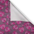 thumbnail image 4 of Ambesonne Leafy Valance Pack of 2, Pinkish Leaves, 54"X12", Purple Grey Fuchsia, 4 of 5
