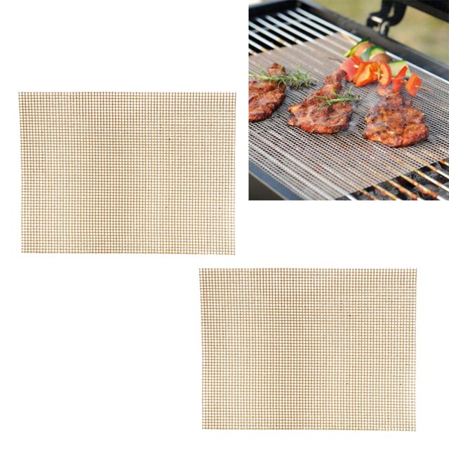 2x Alfombrilla Antiadherente para Parrilla de , Alfombrillas para Hornear, Aprobadas Por La , Reutilizables Y Fáciles de Limpiar, Sharpla parrilla de barbacoa mat prime
