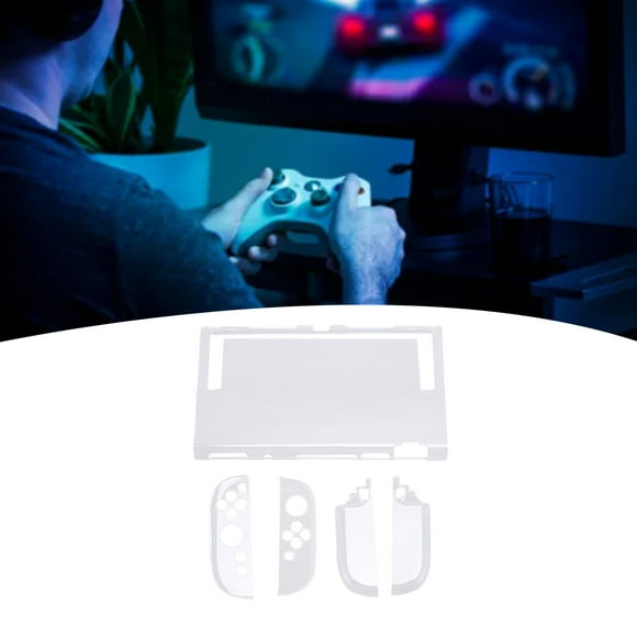 Handheld Game Console Cover, Gaming Console Protective Case Comprehensive Guard Impact Resisting Split Type Installation Easy Control Access for Daily Use