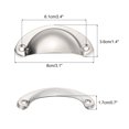 thumbnail image 2 of Uxcell 14pcs Drawer Handles for Kitchen Cupboard Furniture, Silver Tone, 2 of 5