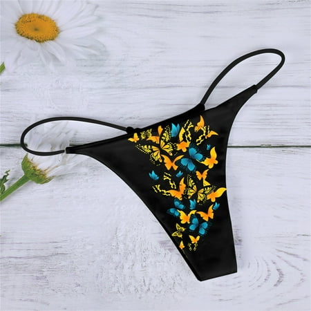 

Mishuowoti Womens Daily Vacation Casual Rose Printed Shorts Panties