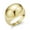 Gold, variant on Jewelry 14K Gold Plated Sterling Silver Bold and Chunky Dome Statement Ring for Women, Size 12