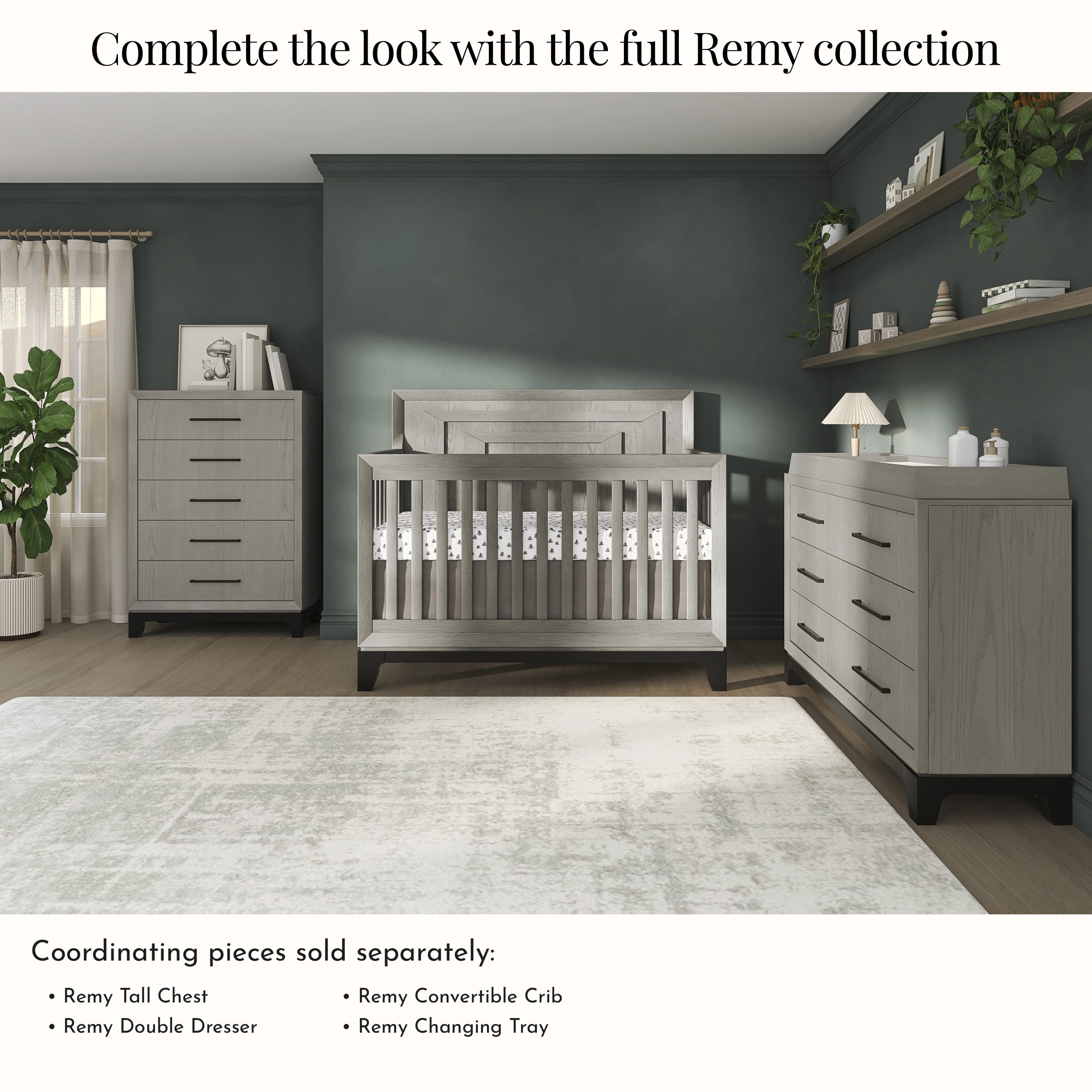 Evolur Remy Tall Chest, Light Ash