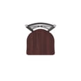 thumbnail image 3 of 820 Catalina Stainless Steel 25" Swivel Counter Stool with Dark Cherry Maple Seat, 3 of 4