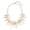 BN_0079_Beige, variant on Free-Spirited Acrylic Coral & Bead Necklace - Adjustable Bohemian Vacation Jewelry for Women