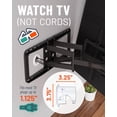 thumbnail image 3 of Kit de gestión de cables para empotrar en la pared ECHOGEAR - Incluye gestión de cables de alimentación y bajo voltaje - Oculta los cables del televisor al montar un televisor - Incluye accesorio de t, 3 of 5