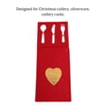 thumbnail image 3 of Billuyoard 4 unids/set Navidad lindo soporte bolsa cubiertos almacenamiento bolsa palillo dinero tenedor cuchara Año Nuevo Festival fiesta Kits de decoración para fiestas Billuyoard HA068874-00B, 3 of 6