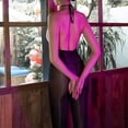 thumbnail image 3 of | 5D Shiny Latex Bodysuit For Women Sheer Neck Jumpsuit With Shaping Fit And Alluring Design, 3 of 3