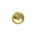 thumbnail image 3 of First Secure by Schlage Hawkins Keyed Entry Door Knob Lock in Bright Brass for Exterior Door, 3 of 9