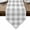 Gray, variant on Grey Plaid Table Runner Linen Burlap Table Runner 60 Inches Long Gradient Geometric Buffalo White Checkered Dresser Scarves for Kitchen Island Coffee Dining Party Wedding Holiday Decor 13"x60"