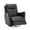 PU Leather in Black, variant on MINCETA Power Recliner Chairs,Modern Upholstered 270 Swivel Nursery Rocker Glider Recliner for Living Room,PU Leather in Black