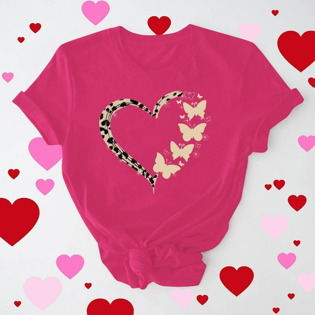 Taylonsss T-Shirt Décontracté à Manches Courtes pour Femmes Imprimé Arbre de Noël Col Rond Mode pour Usage Quotidien 95 % Polyester 5 % Mélange Élasthanne