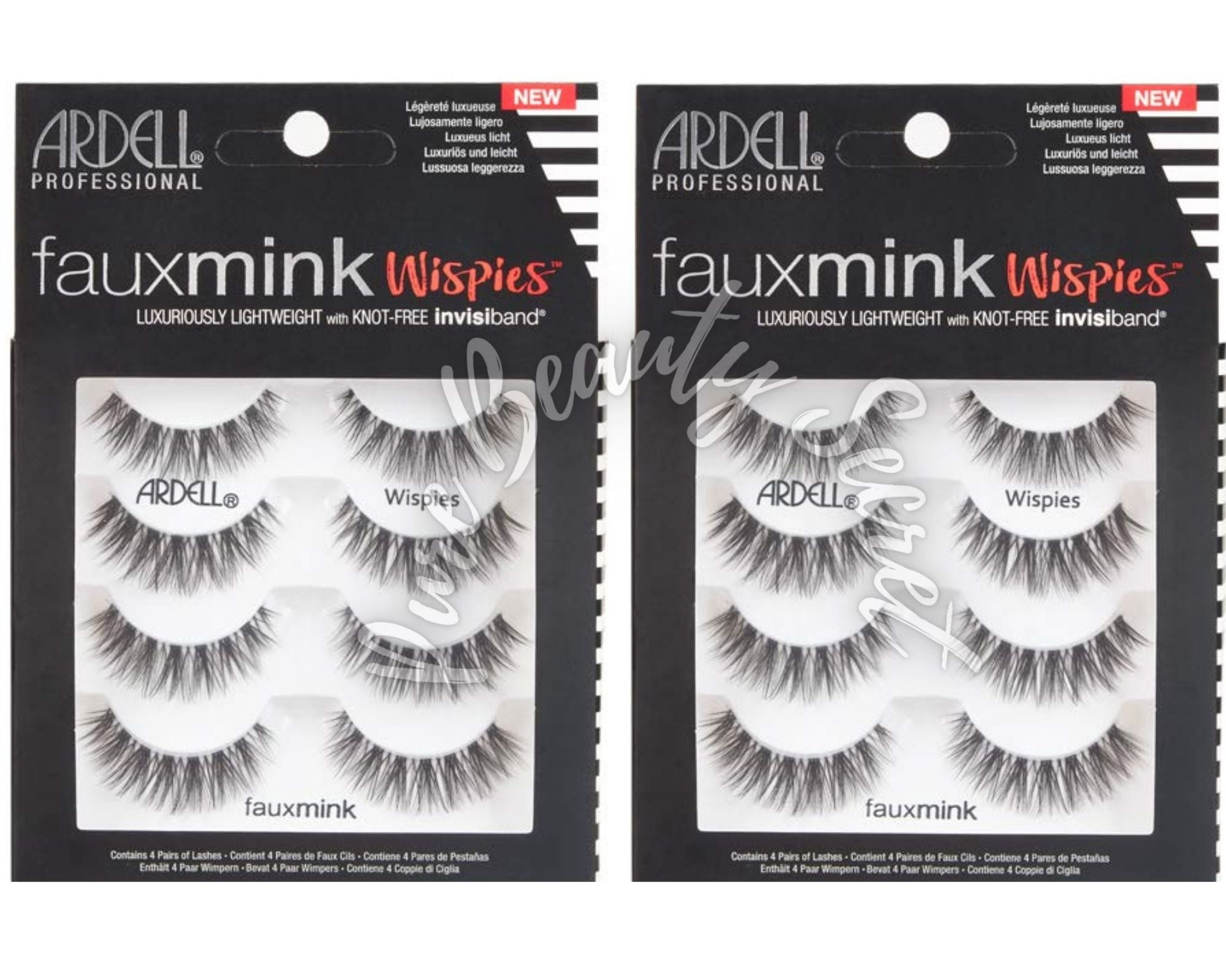Ardell - 4 Pairs - Fauxmink - Wispies x 2