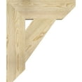 thumbnail image 3 of Ekena Millwork 6"W x 22"D x 26"H Traditional Slat Rough Sawn Bracket, Douglas Fir, 3 of 4