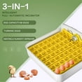 thumbnail image 6 of SUNCOO 56 Eggs Digital Incubator Hatcher with Automatic Egg Turning Temperature Control for Chicken Ducks Goose Birds Turkey Poultry Hatching W/Illumination and LED Display, 6 of 8