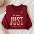 thumbnail image 4 of Jollimate Not Perfect Just Forgiven Sweatshirt, Christian Wildflower Pullover, Faith Based Women's Sweater, 4 of 6