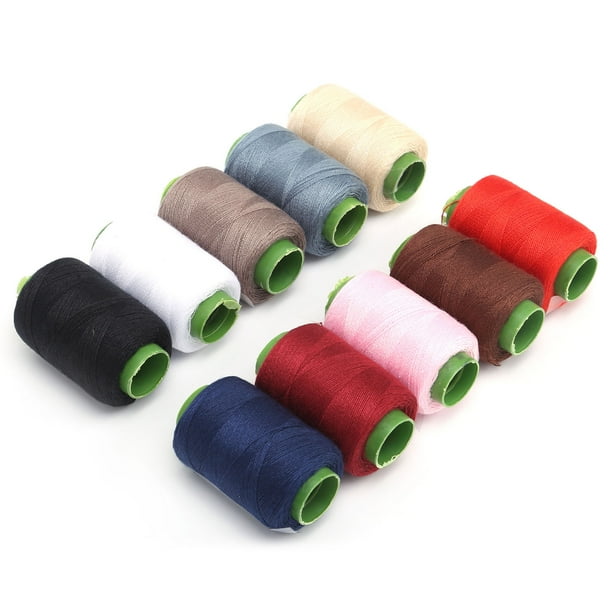 Hilo De Coser Para Coser, 10 Uds., Hilos De Poliéster Domésticos Para Proyecto De Máquina De Bordar DIY