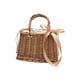 thumbnail image 1 of Bolso de paja para mujer Bolso de mano de ratán Bolso de paja Monedero tejido a mano Elegante bolso de playa de verano para caminar Vacaciones Casual Fernando monedero de paja, 1 of 8