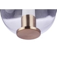 thumbnail image 4 of Craftmade - Holmes 23.63 in. 1 Light Dimmable LED Pendant in Satin Brass Finish with Clear Glass, 4 of 4