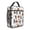 Basketball and Wow, variant on Basketball and Hoop Multicolor Pattern Insulated Lunch Bag for Men Women,Waterproof Lunch Box for Work,Picnic or Travel,Thermal Insulation,10.63x9.06x3.54 Inches
