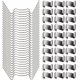 thumbnail image 1 of 100 clips de invernadero para vidrio, clips de acero inoxidable para ventana de invernadero, clips de fijación de cristal, 50 unidades de invernadero Sincero Hogar, 1 of 5