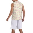 thumbnail image 2 of Naloa Pigs Sleep Basketball Jersey Reversible Men's Mesh Athletic Sports Shirts Training Practice S-4XLX-Large, 2 of 6