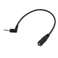 thumbnail image 1 of 2.5mm Male To 3.5mm Female Stereo Audio Jack Adapter Cable For Headphone 20cm, 1 of 5