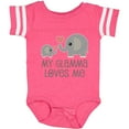 thumbnail image 3 of Inktastic My Glamma Loves Me Grandchild Boys or Girls Baby Bodysuit, 3 of 5