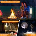 thumbnail image 5 of Linterna de camping LED de 10 000 mAh, luz de camping multifuncional, linterna de camping deformable recargable, 800 lúmenes, 3 modos de iluminación, para tiendas de campaña, pesca, senderismo, emerge, 5 of 5