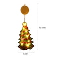 thumbnail image 3 of Dvkptbk Christmas Decorations Christmas Window Decoration Lights Battery Operated (Not Include) Christmas Indoor Lights Window Hanging Decoration Lights Party Christmas Gift Multicolor, 3 of 5
