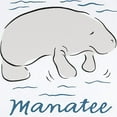 thumbnail image 2 of CafePress - Manatee Infant Bodysuit - Baby Light Bodysuit, Size Newborn - 24 Months, 2 of 4