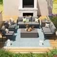 thumbnail image 2 of YODOLLA Outdoor Patio Furniture Sets with Two Storage Boxes and Cover Patio Furniture for Garden, Gray, 2 of 8