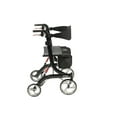Drive Medical Nitro Euro Style Rollator Walker, Heavy Duty, Black