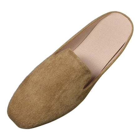 

KaLI_store Womens Shoes Women Ballet Flats Shoes Comfortable Slip on Shoes Casual Dress Shoes Slip on Shoes Khaki