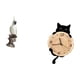 thumbnail image 5 of Figura de escritorio,Figura de loro para escritorio,oficina,decoración del hogar,Reloj de pared,Reloj de pared decorativo para baño y dormitorio.,Reloj de pared de gato silencioso y sin, 5 of 8