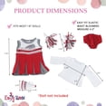 thumbnail image 5 of Emily Rose Cheerleader 18-inch  Doll Cheer Outfit Includes Dress, T-Shirt, Pom-Poms, Megaphone & Bloomers - USA Business, 5 of 9