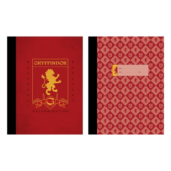 Harry Potter Harry Potter: Gryffindor Composition Notebook Set (Set of 2), (Paperback)