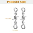 thumbnail image 2 of unbranded 10Ud De Joyería De Metal Para Manualidades En Pulseras Y Collares Color Plata, 2 of 8