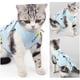 thumbnail image 4 of 1 pieza de traje de esterilización/castración para gatos con modelo impreso, traje posoperatorio para gatos, ropa de destete, ropa transpirable para mascotas, 4 of 5