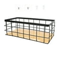 thumbnail image 4 of icolorfuled Metal Hanging Wire Basket with Hooks, Wall Mount Storage, 4 of 5