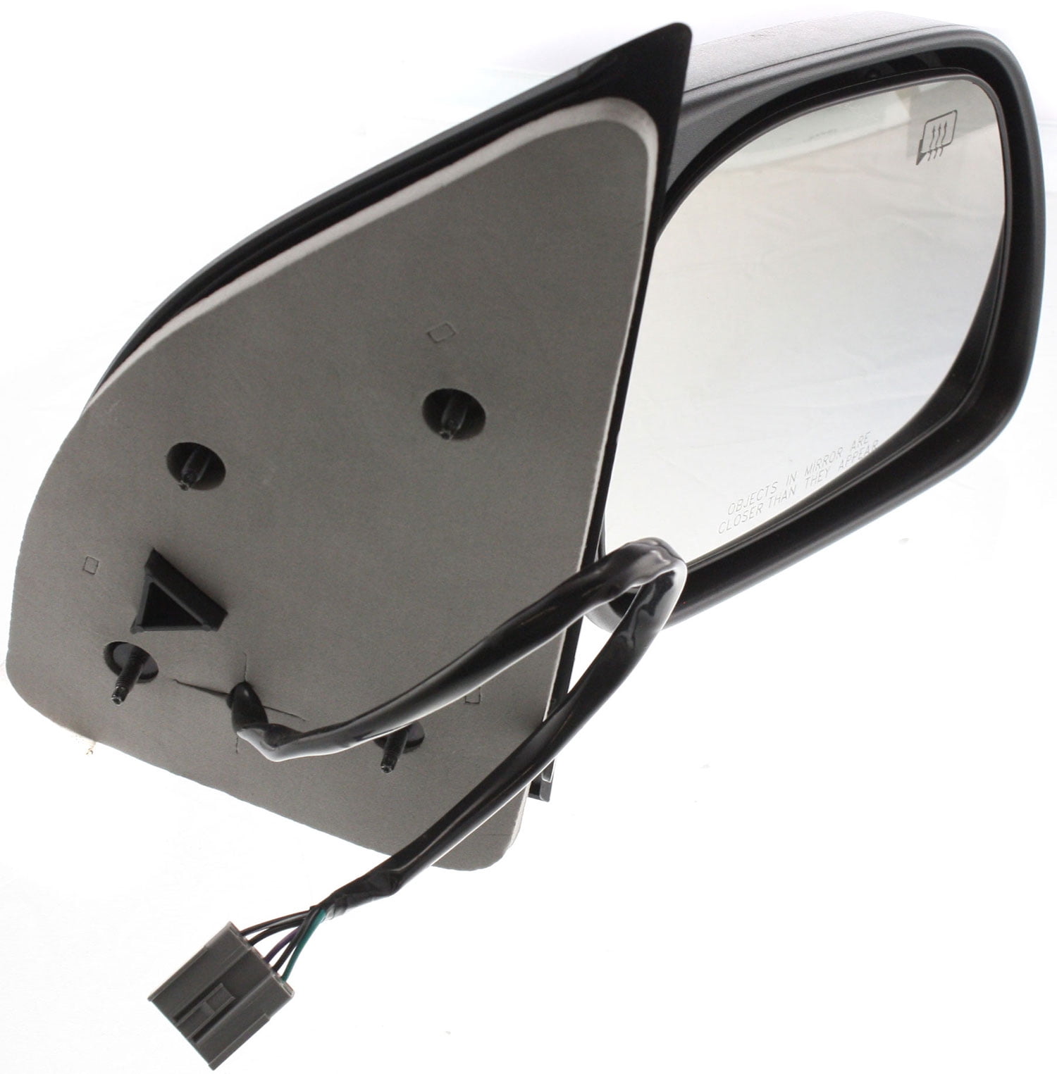 Mirror Compatible With 2001-2005 Ford Excursion Right Passenger Side Heated Textured Black Kool-Vue