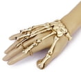 thumbnail image 4 of Steampunk Gothic Skeleton Skull Slave Pulsera de varios dedos Anillo Cadena de mano NUEVO Yuyangstore Cadena de mano esqueleto, 4 of 8