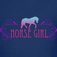 thumbnail image 3 of CafePress - Horse Girl Kids Light T Shirt - Dark T-Shirt Kids XS-XL, 3 of 4