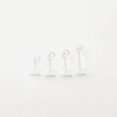 thumbnail image 2 of 16G transparent invisible cone lip nail piercing jewelry nose nail ear bone nail, 2 of 2