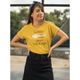 thumbnail image 2 of Just Before Sunrise Gold Foil T-Shirt Women -Image by Shutterstock, Female Small, 2 of 4